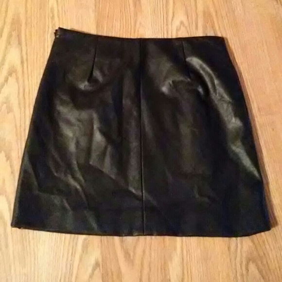 Faux Leather Skirt - Picture 2 of 2
